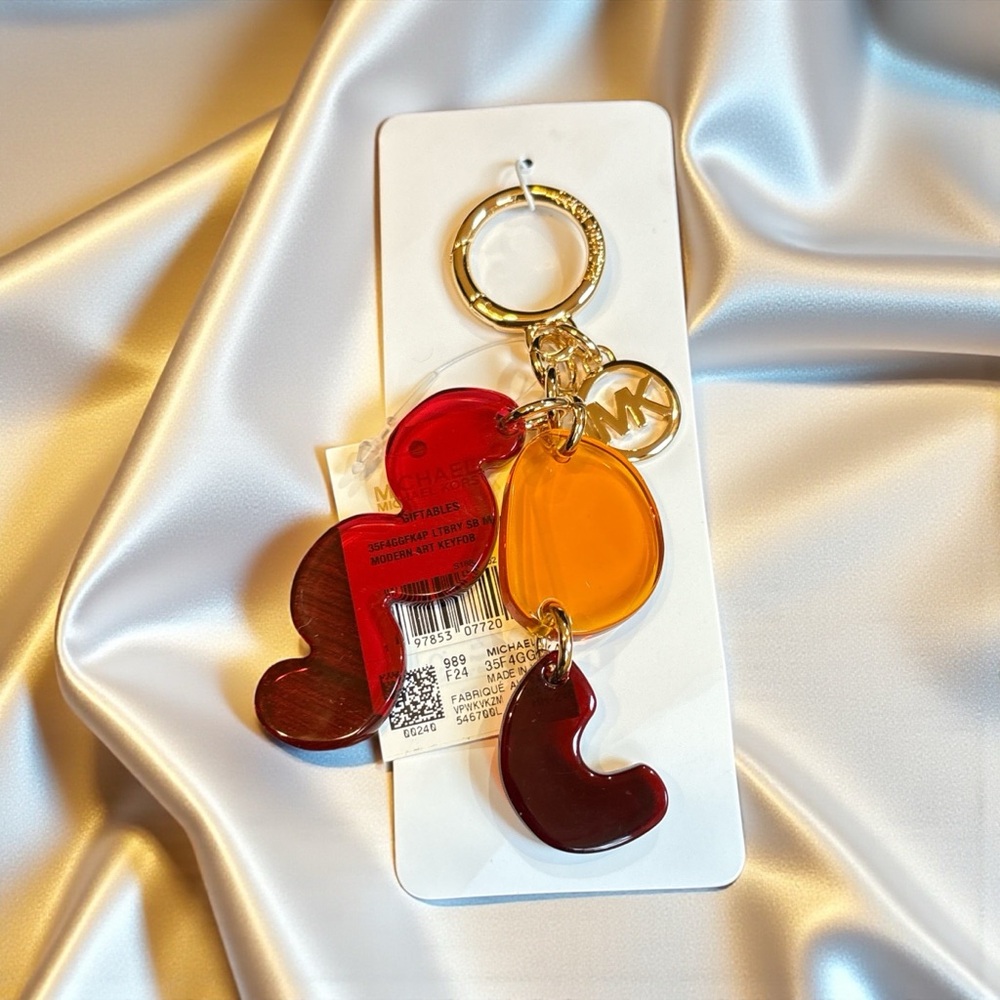 Michael Kors Abstract Key Holder Bag Charm NWT